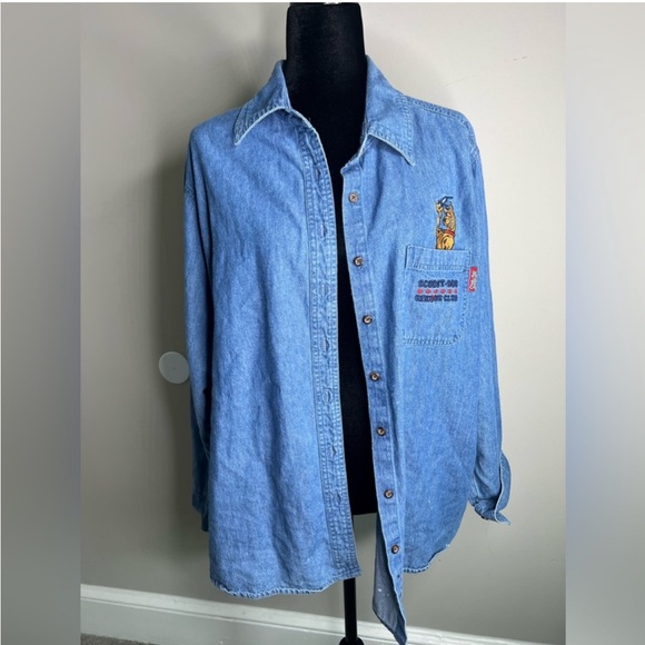 Scooby Doo button down 18/20 1X - Picture 1 of 4